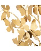 Sculpture Tree glam papillon dorée - 31x30x8 cm