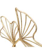 Sculpture Feuille Glam  dorée - 35x25x8.5 cm