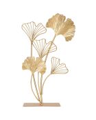 Sculpture Feuille  dorée - 44.5x26x11.5 cm