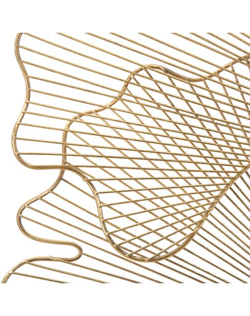 Panel de pared Glam Gold Leaf, 68 x 79 x 5 cm