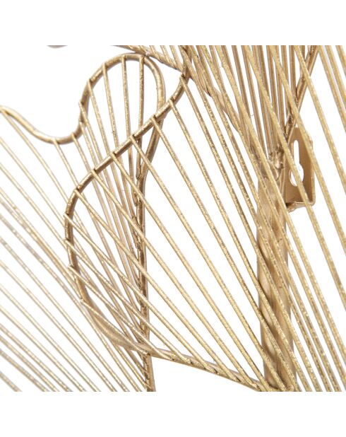 Panel de pared Glam Gold Leaf, 68 x 79 x 5 cm