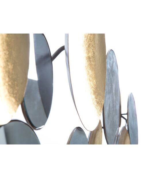 Decoratief paneel met gouden spiegel - 60x118x2,5 cm