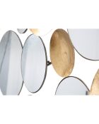 Decoratief paneel met gouden spiegel - 60x118x2,5 cm