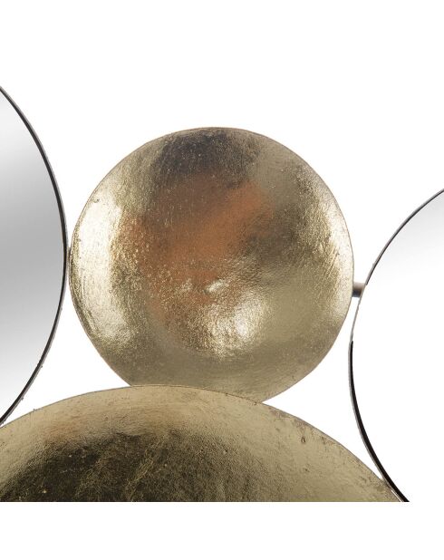 Decoratief paneel met gouden spiegel - 60x118x2,5 cm