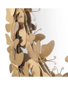 Miroir mural Oval Butterfly  doré - 89.5x59x3 cm
