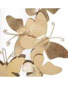 Miroir mural Oval Butterfly  doré - 89.5x59x3 cm