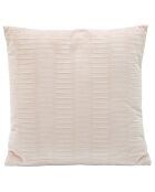 Coussin décoratif Relief rose - 41x41x10 cm
