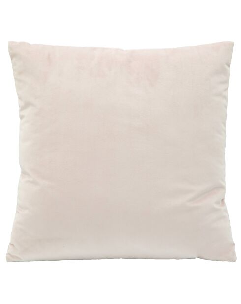 Coussin décoratif Relief rose - 41x41x10 cm