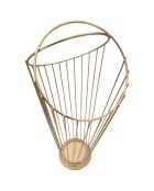 Porte-parapluie Glam doré - 68.5x26.5x23 cm
