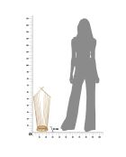 Porte-parapluie Glam doré - 68.5x26.5x23 cm