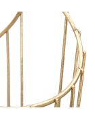 Porte-parapluie Glam doré - 68.5x26.5x23 cm