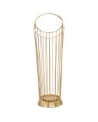 Porte-parapluie Glam doré - 60x25.5x18.5 cm
