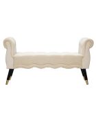 Banc Paris crème - 60x120x40 cm