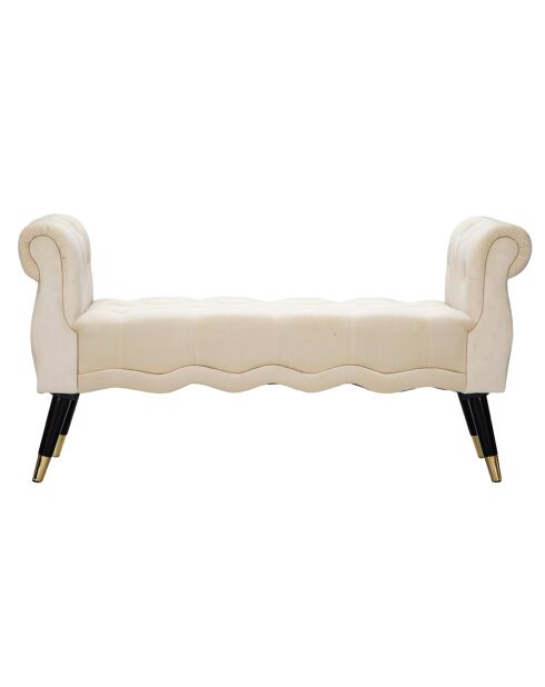 Banc Paris crème - 60x120x40 cm
