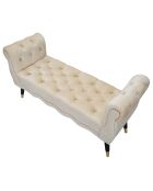 Banc Paris crème - 60x120x40 cm