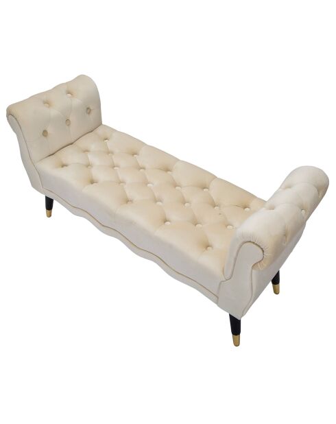 Banc Paris crème - 60x120x40 cm