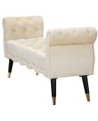 Banc Paris crème - 60x120x40 cm