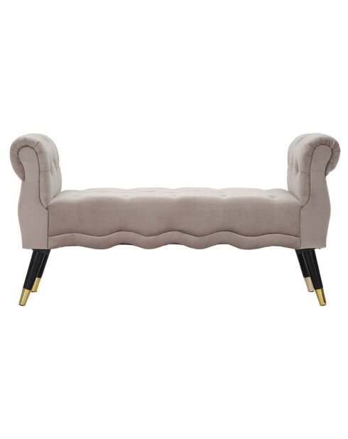 Banc Paris gris - 60x120x40 cm