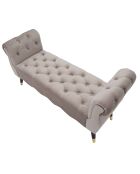Banc Paris gris - 60x120x40 cm