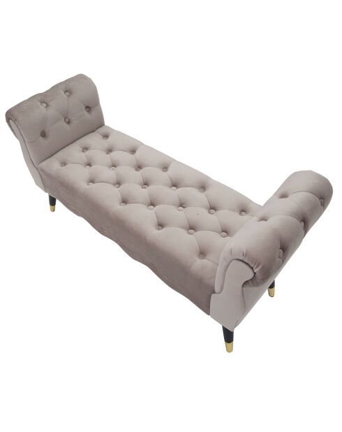 Banc Paris gris - 60x120x40 cm