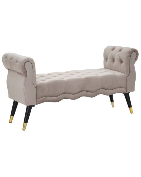 Banc Paris gris - 60x120x40 cm