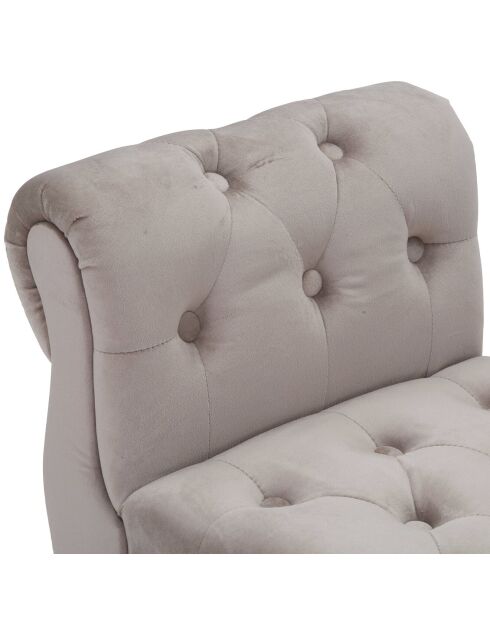 Paris graue Bank - 60x120x40 cm