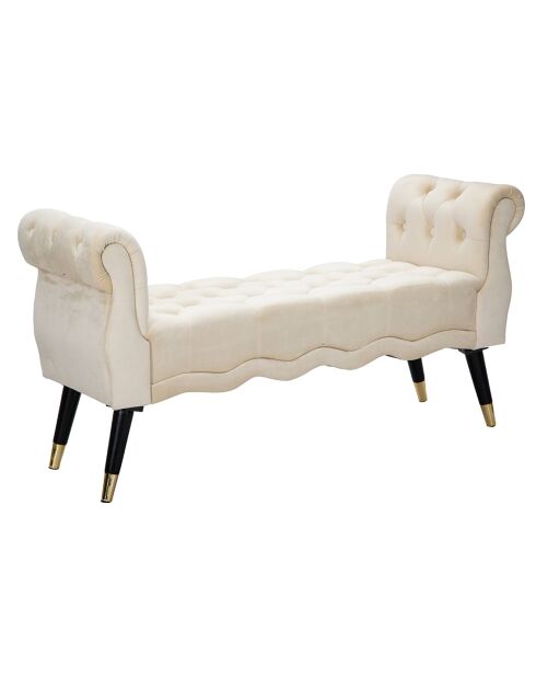 Banc Paris crème - 60x120x40 cm