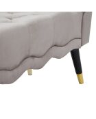 Banc Paris gris - 60x120x40 cm