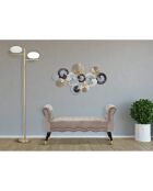 Banc Paris gris - 60x120x40 cm