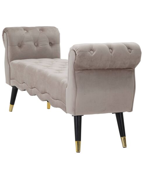 Paris graue Bank - 60x120x40 cm