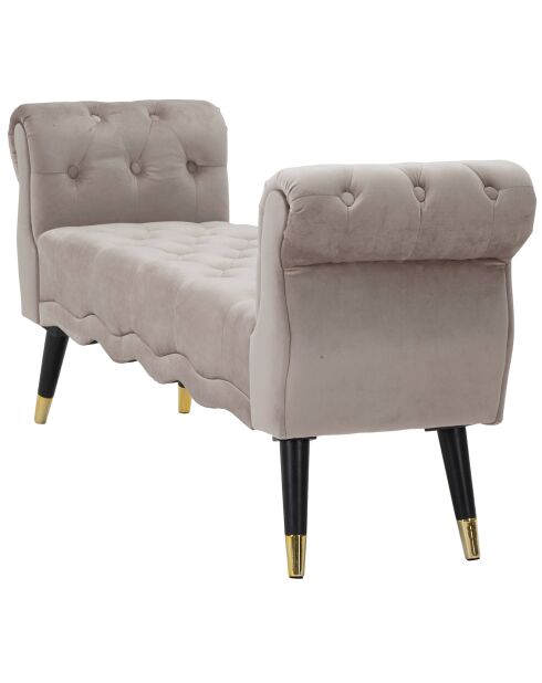 Banc Paris gris - 60x120x40 cm