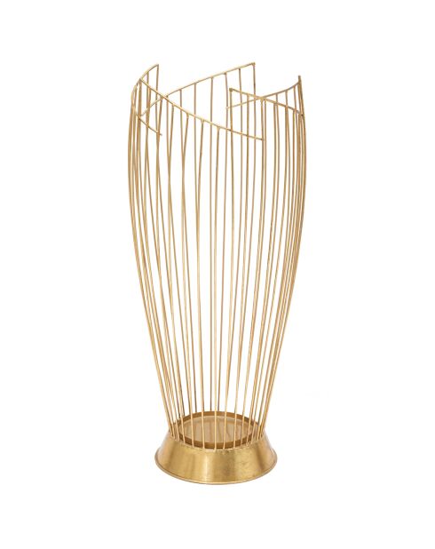 Modieuze gouden parapluhouder - 69x28x28 cm