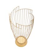Porte-parapluie Fashion doré - 69x28x28 cm