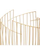 Porte-parapluie Fashion doré - 69x28x28 cm