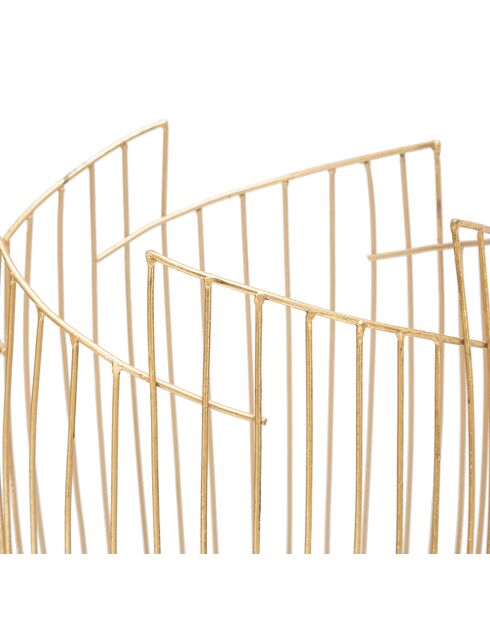 Modieuze gouden parapluhouder - 69x28x28 cm