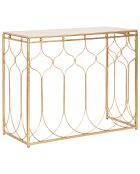 Console Arab  doreé - 78x96.5x41 cm