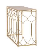 Console Arab  doreé - 78x96.5x41 cm
