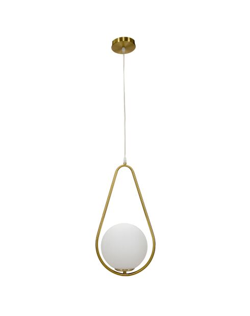 Lampada da soffitto Glamy oro/bianco - 46x24x20 cm