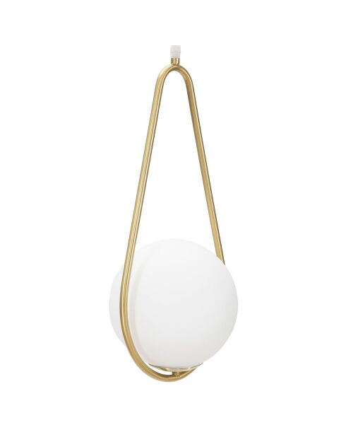 Lampada da soffitto Glamy oro/bianco - 46x24x20 cm