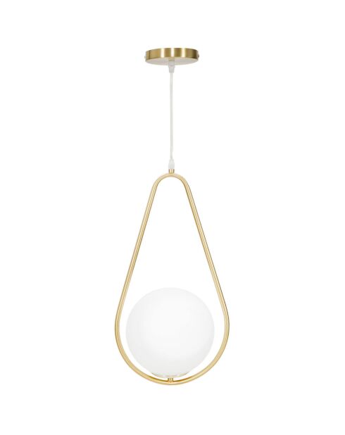 Lampada da soffitto Glamy oro/bianco - 46x24x20 cm
