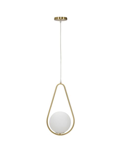 Lampada da soffitto Glamy oro/bianco - 46x24x20 cm