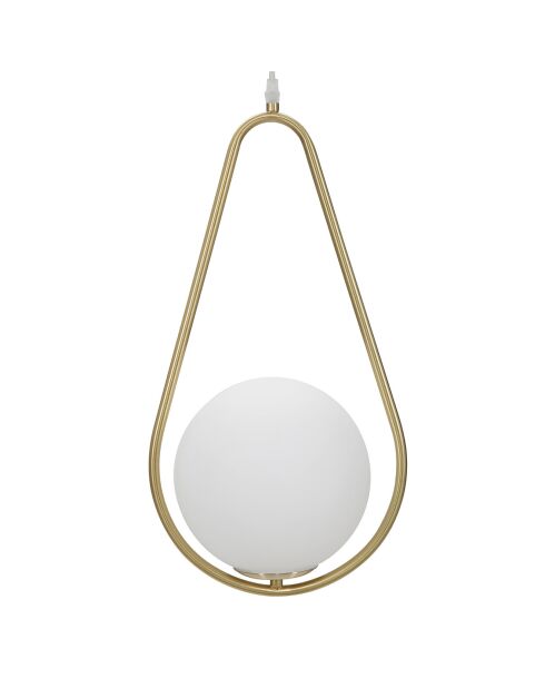 Lampada da soffitto Glamy oro/bianco - 46x24x20 cm