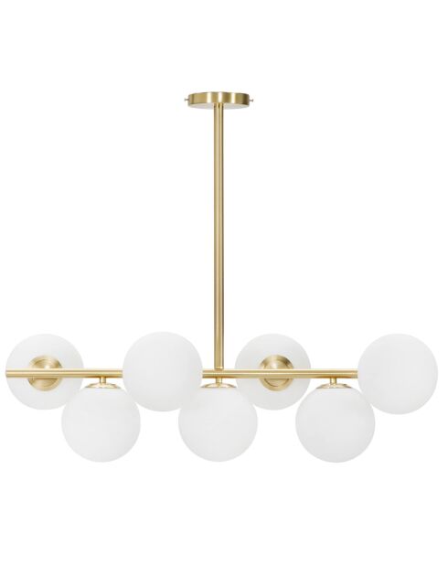 Lampada da soffitto Glamy oro/bianco - 74x81x30 cm