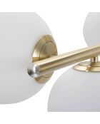 Lampada da soffitto Glamy oro/bianco - 74x81x30 cm