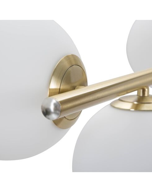 Lampada da soffitto Glamy oro/bianco - 74x81x30 cm