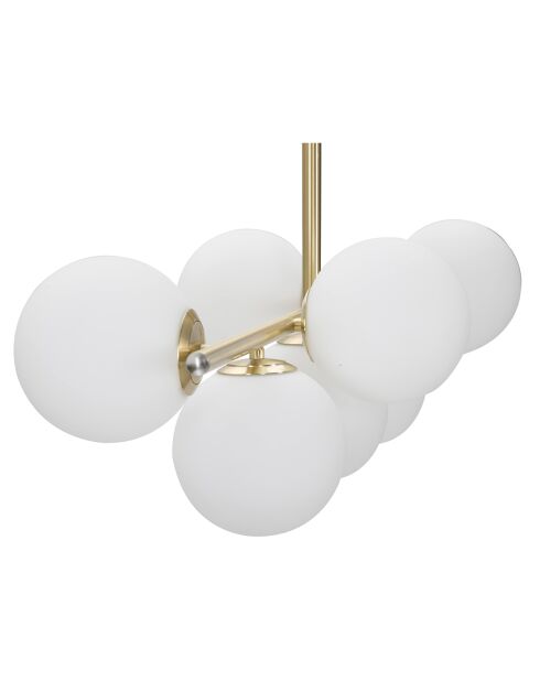 Lampada da soffitto Glamy oro/bianco - 74x81x30 cm