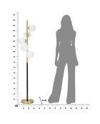 Lampadaire Glamy multicolore - 160x30x30 cm