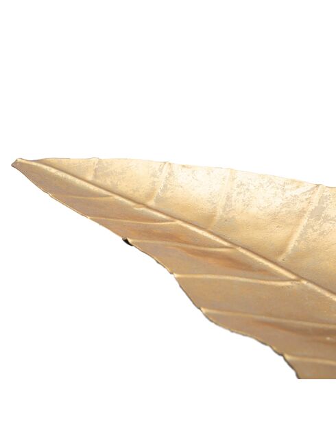 Foglia gouden dienblad - 11x38x3 cm