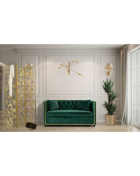 Applique murale Simple Glam  dorée - 46x28.5x8 cm