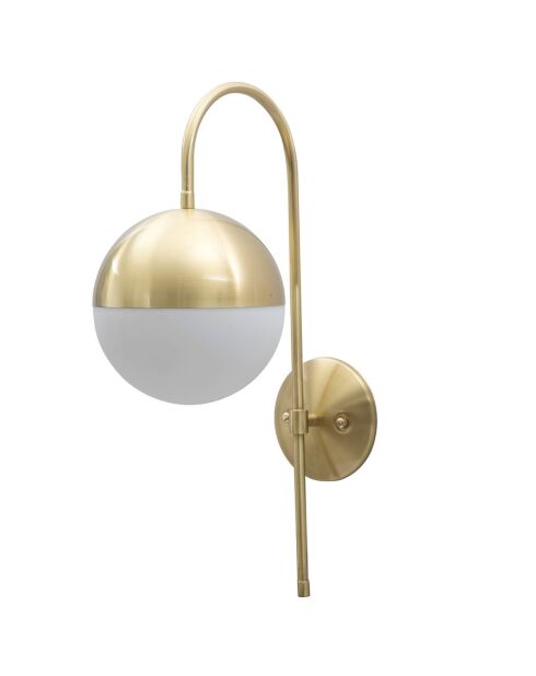 Applique murale Glamy Street  doré/blanc - 51x19x31 cm